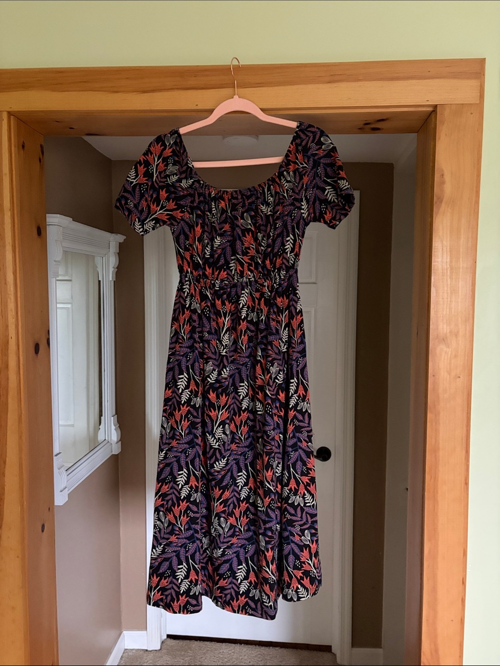 NWOT Mata Traders Stretch Midi Dress